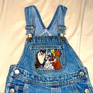 vintage looney tunes overalls